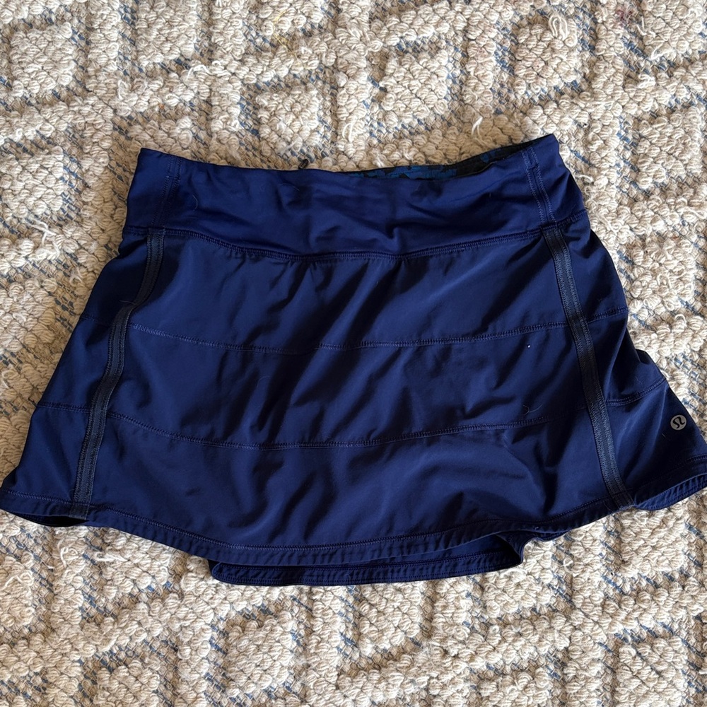 Lululemon Athletica Deep Blue Mini Skirt